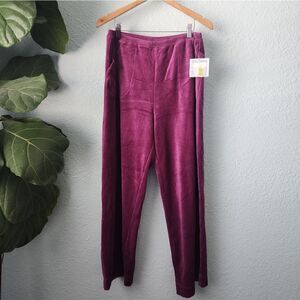 Cabernet pants velvet front pockets wide leg new with tags leisure casual pants